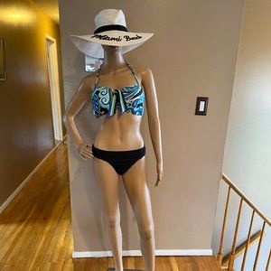 Trina Turk Swim & Spa Collection NWT Bandeau/Halter Bikini Top NWT Size 10